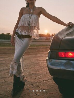 Free People Love You So Lace Tube Top